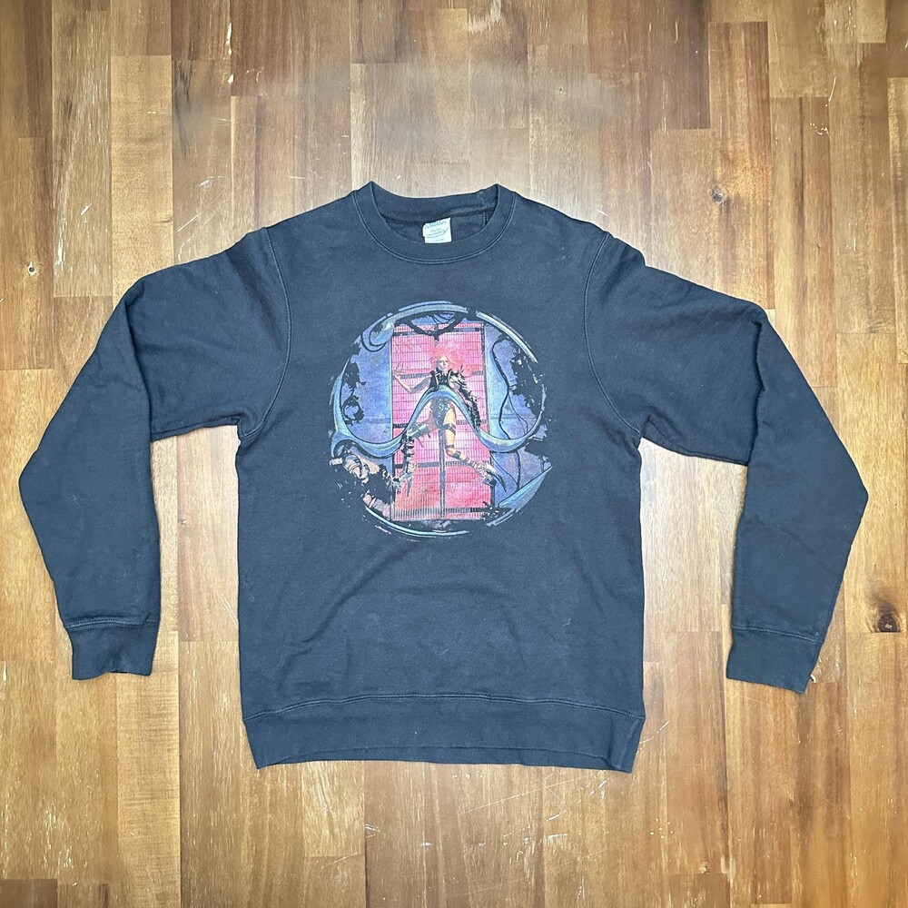 Lady Gaga Sweatshirt Mens Small Black Chromatica GAGA Crewneck Pullover 2020